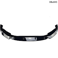 Черен лип спойлер за предна броня BMW 5 G30 (2021-2023) Facelift - DBa843